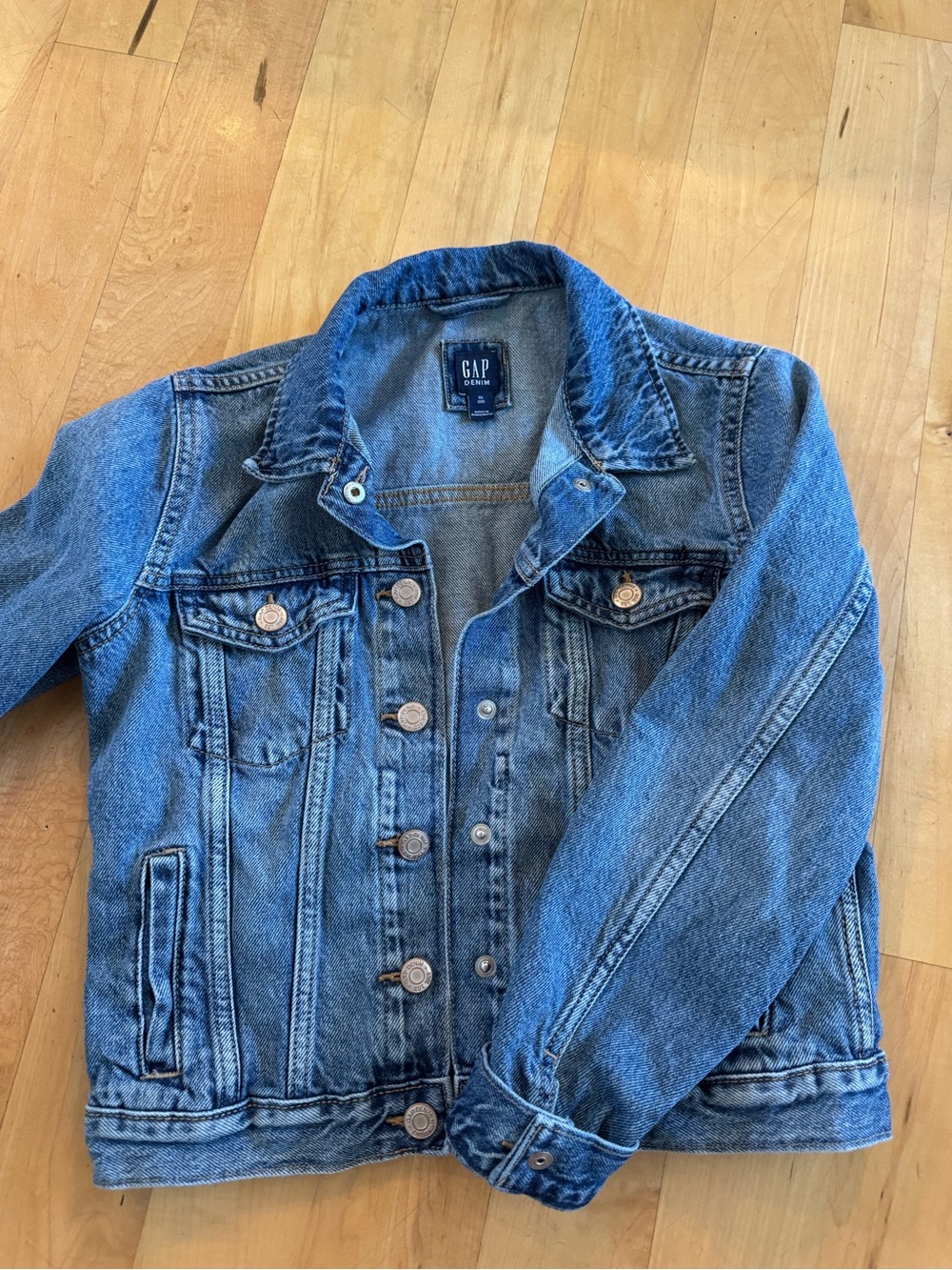 Girls GAP Denim Jacket - Classic Blue Jean Jacket